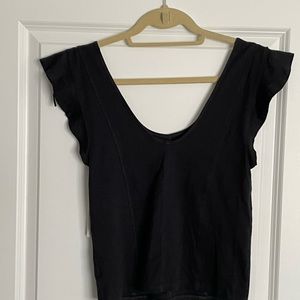 Free People black shirt